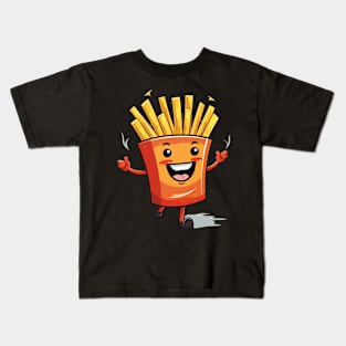 kawaii french fries T-Shirt cute  gilrl Kids T-Shirt